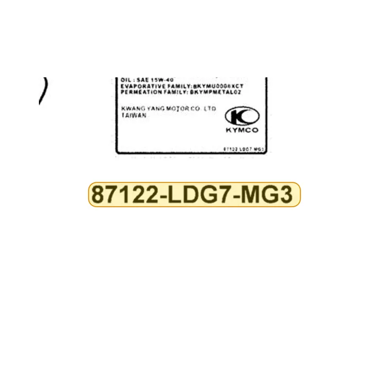 87122-LDG7-MG3-T01 MARK EVAPORATIVE E/M — diagram cutout