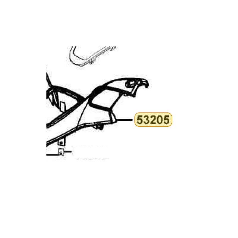 53205-LGR2-M30-N1R COVER HANDLE UP (Black) — diagram cutout