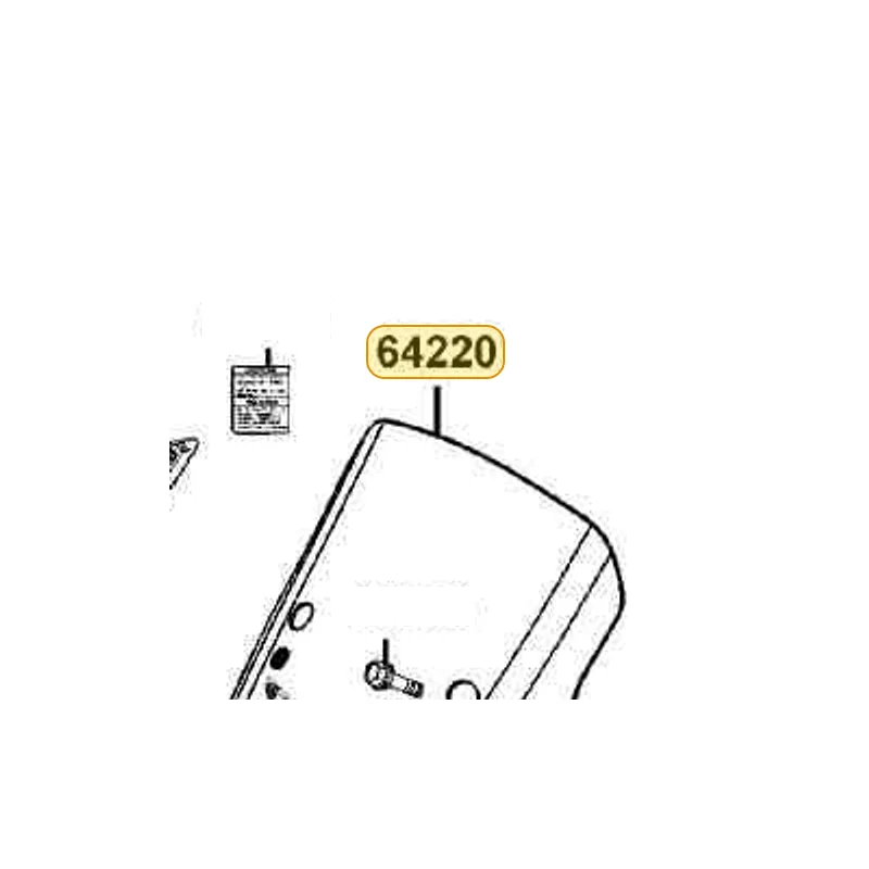 64220-LGR2-E00-LFR WIND SCREEN — diagram cutout
