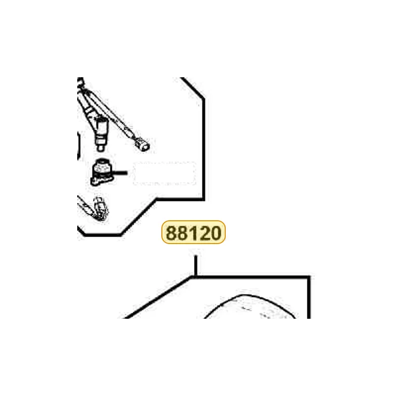88120-LEA7-M30-NEP MIRROR ASSY L/H BACK — diagram cutout