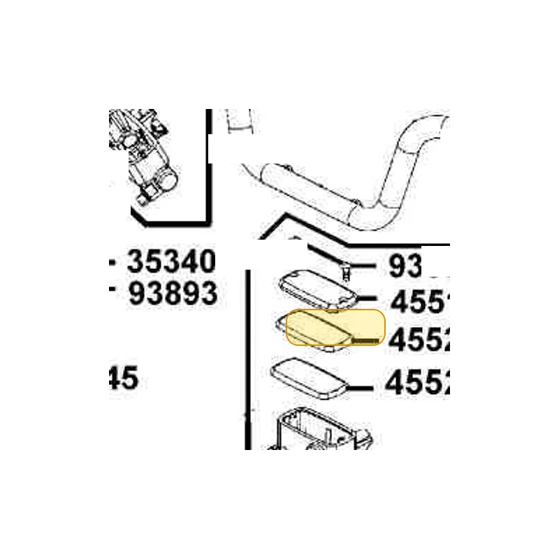 53178-LGR2-E01-M2A LEVER L STRG HANDLE — diagram cutout