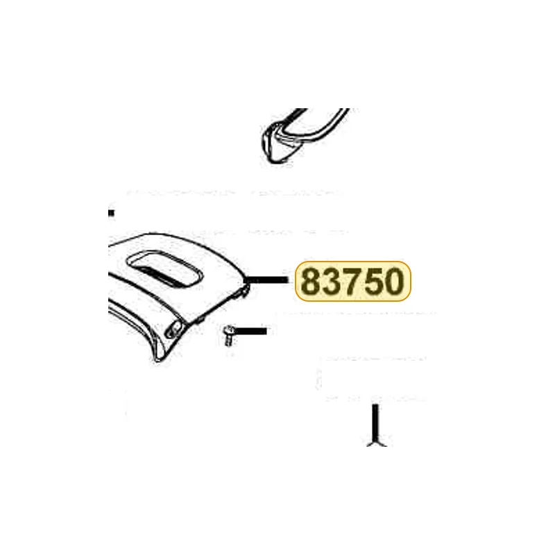 83750-LBA2-E00-R1P COVER RR CENTER — diagram cutout