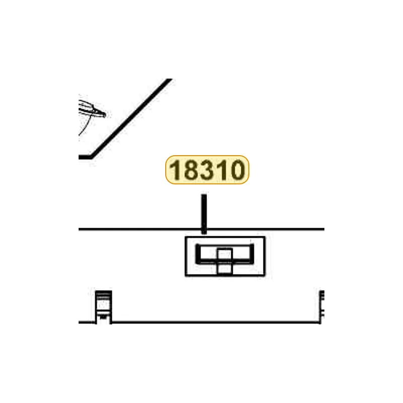18310-LDG7-E00 MUFFLER COMP — diagram cutout