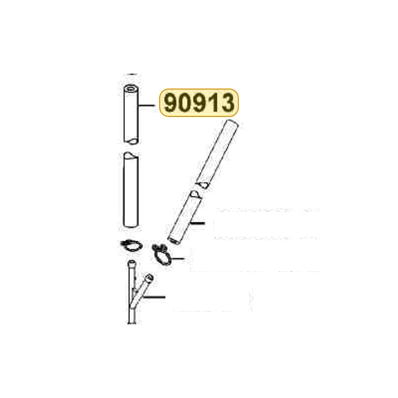 90913-LBA2-M31 TUBE ASSY — diagram cutout
