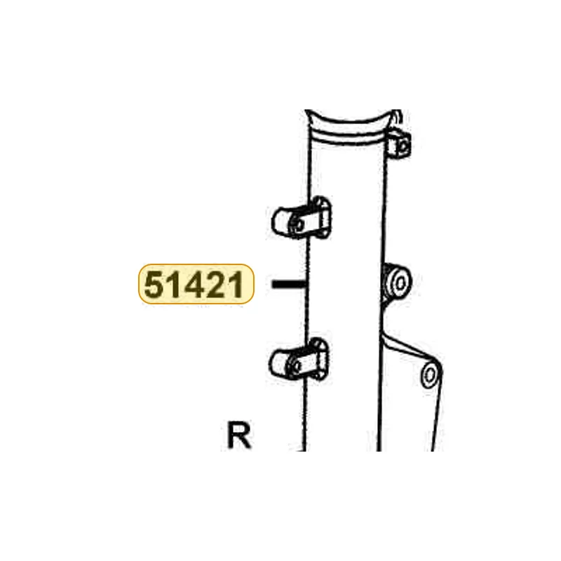 51421-LGR2-E01-NEA BOTTOM CASE R (BLACK) — diagram cutout