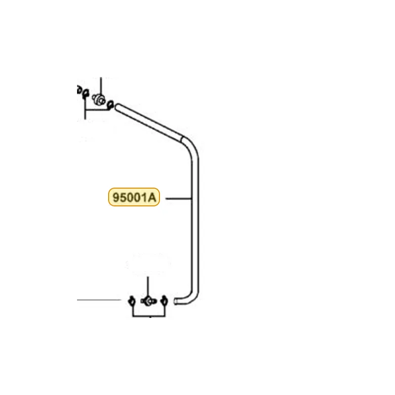 95001-45910-40 TUBE FUEL 4.5*910 — diagram cutout