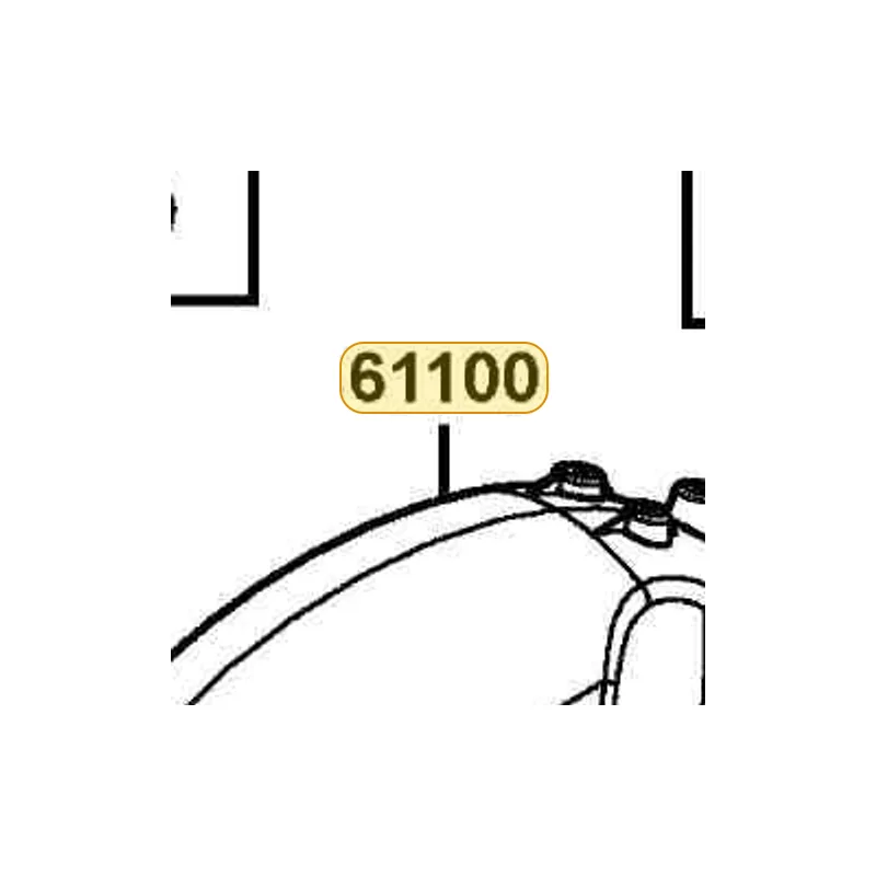 61100-KKD6-E00-BMP FENDER FR — diagram cutout