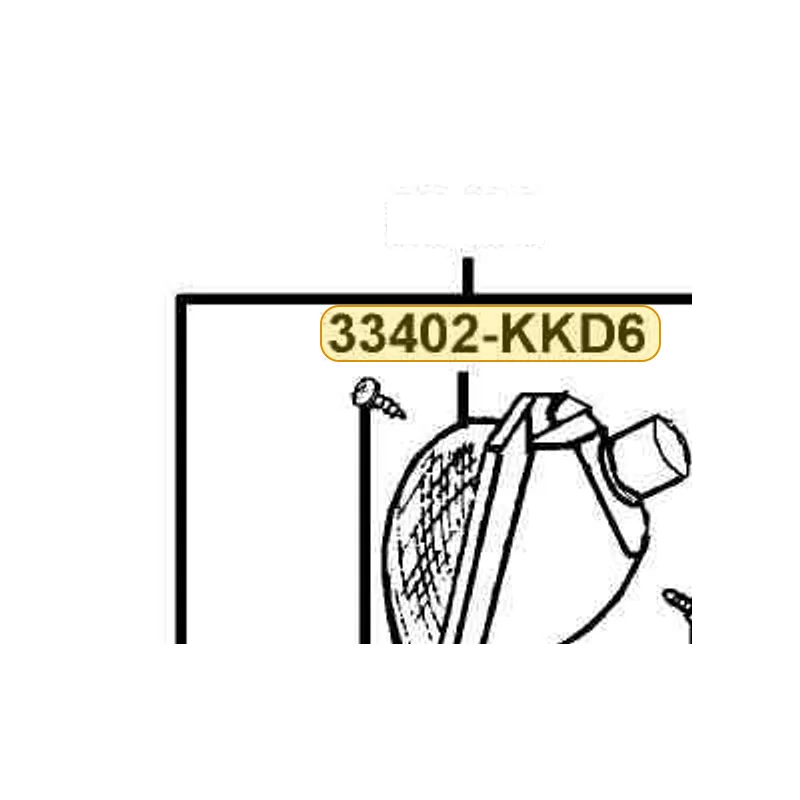 33402-KKD6-900 LENS R FR WINKER — diagram cutout
