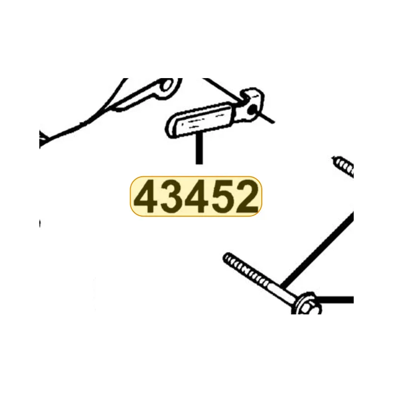 43452-GBN2-601 CLAMP BRK CABLE — diagram cutout
