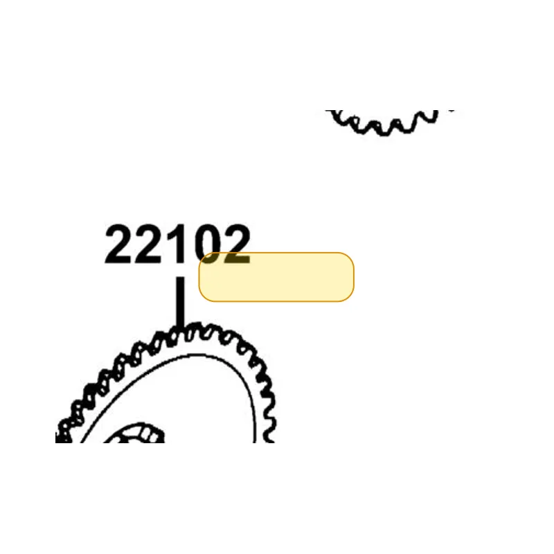 22102-GHAH-920 FACE DRIVE — diagram cutout