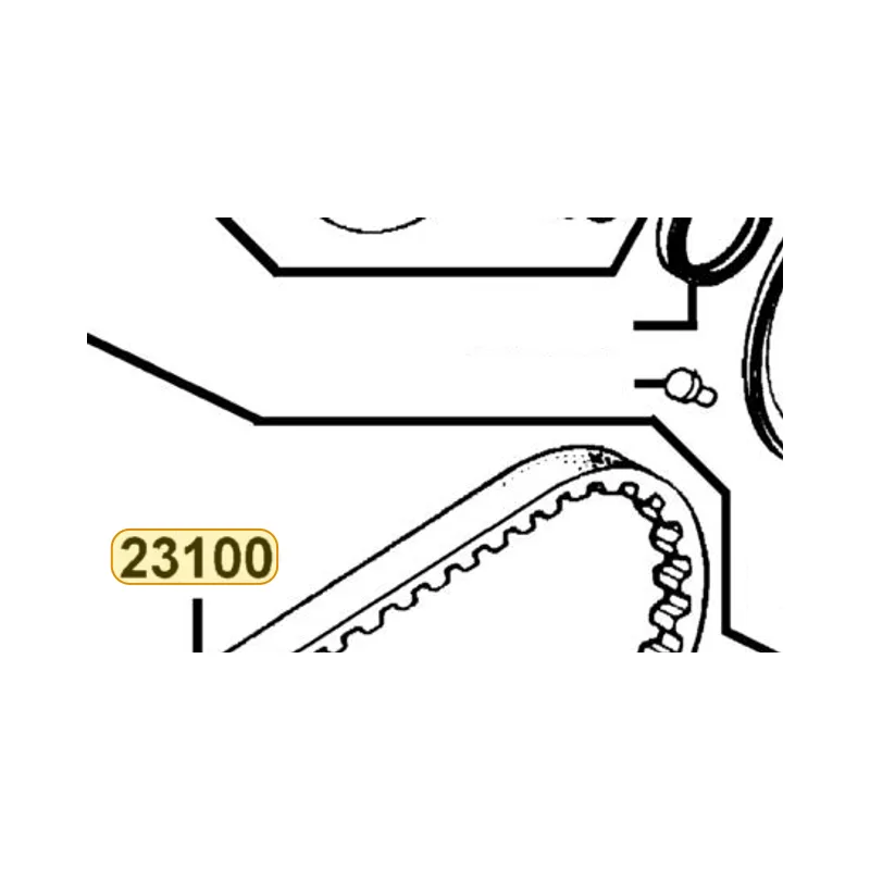 23100-KXCX-900 BELT DRIVE — diagram cutout