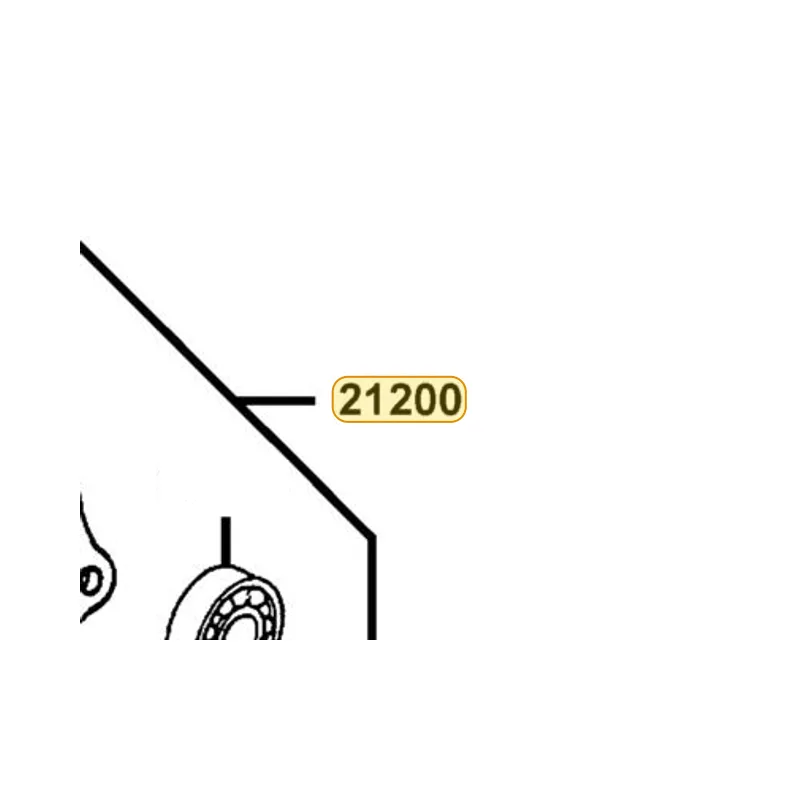 21200-KXCX-900 CASE COMP MISSION — diagram cutout