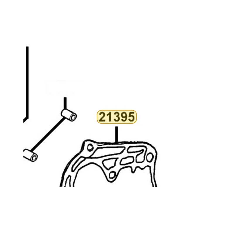 21395-KXCX-980 GASKET MISSION CASE A — diagram cutout
