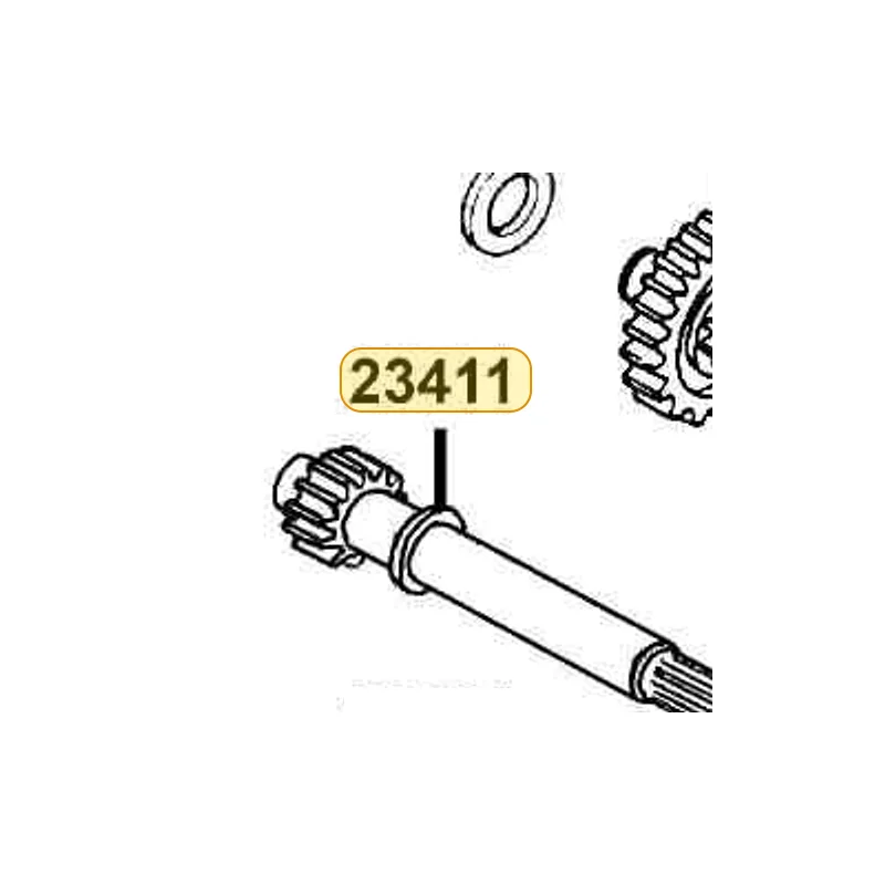 23411-GLZ0-001 SHAFT DRIVE — diagram cutout