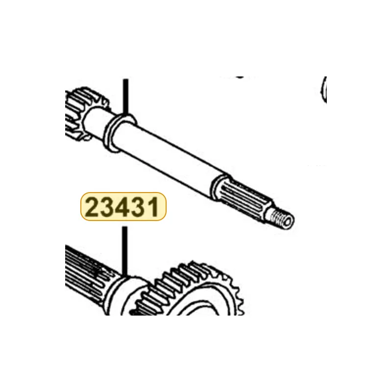 23431-KXCX-900 SHAFT FINAL — diagram cutout