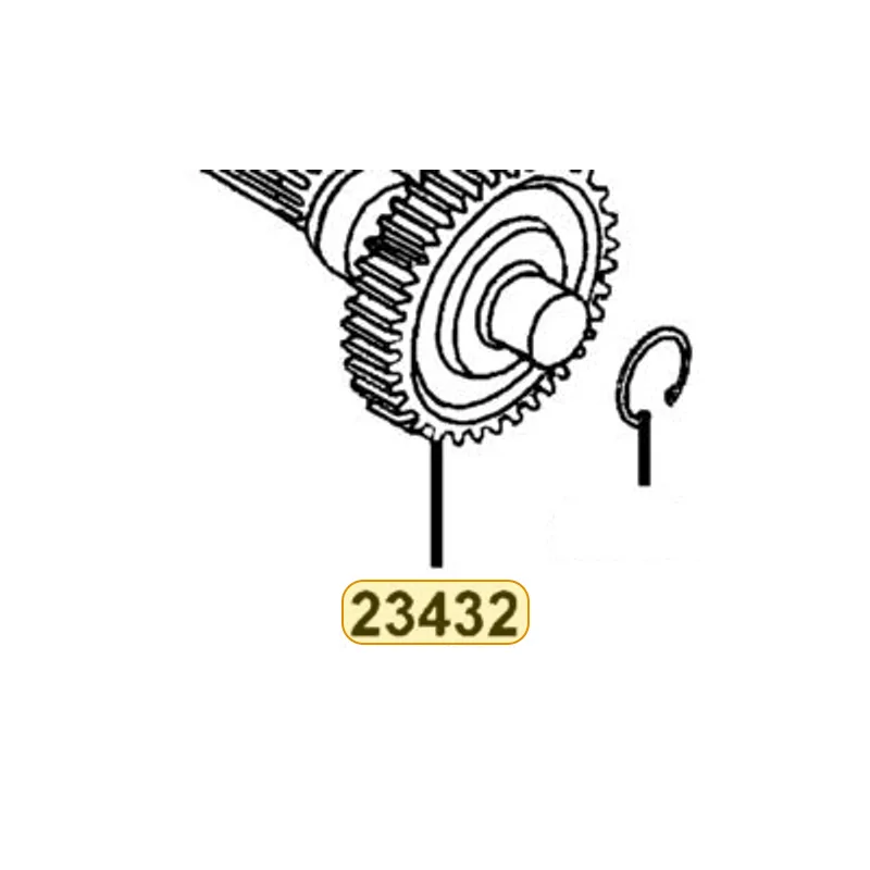 23432-GLW0-901 GEAR FINAL — diagram cutout