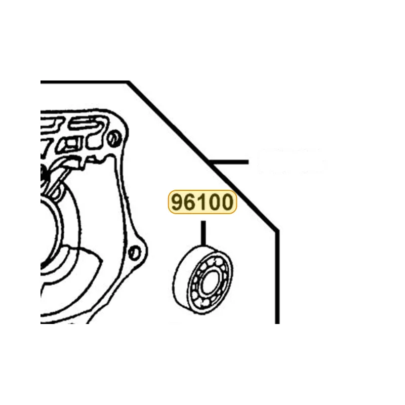 96100-62013-00 BRG BALL RADIAL 6201 — diagram cutout