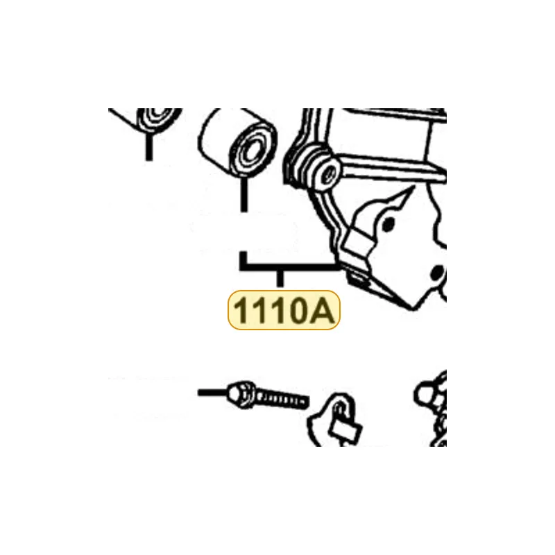 1110A-GAR1-941 CRANK CASE ASSY RIGHT — diagram cutout