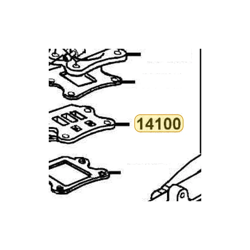 14100-GAR1-941 VALVE COMP REED — diagram cutout