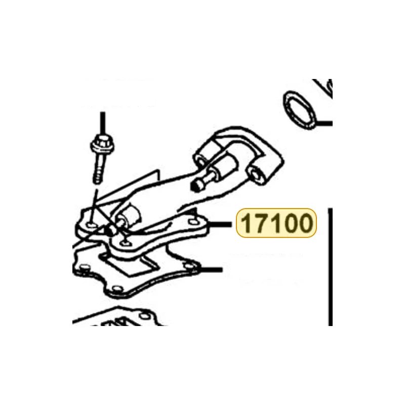 17100-KXCX-M00 PIPE COMP INLET — diagram cutout