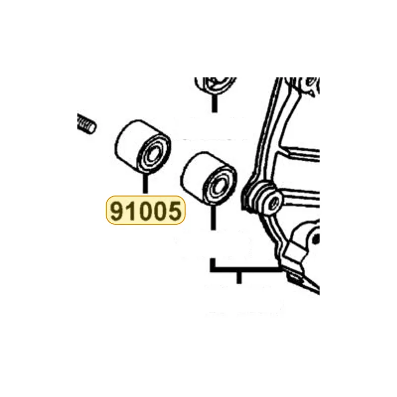91005-GCW3-95A BRG BALL PADIAL 6304 SPL — diagram cutout