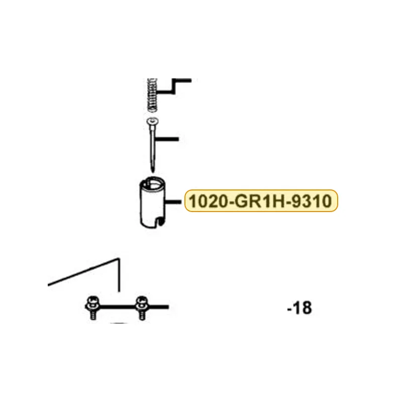1020-GR1H-9310 THROTTLE VALVE — diagram cutout