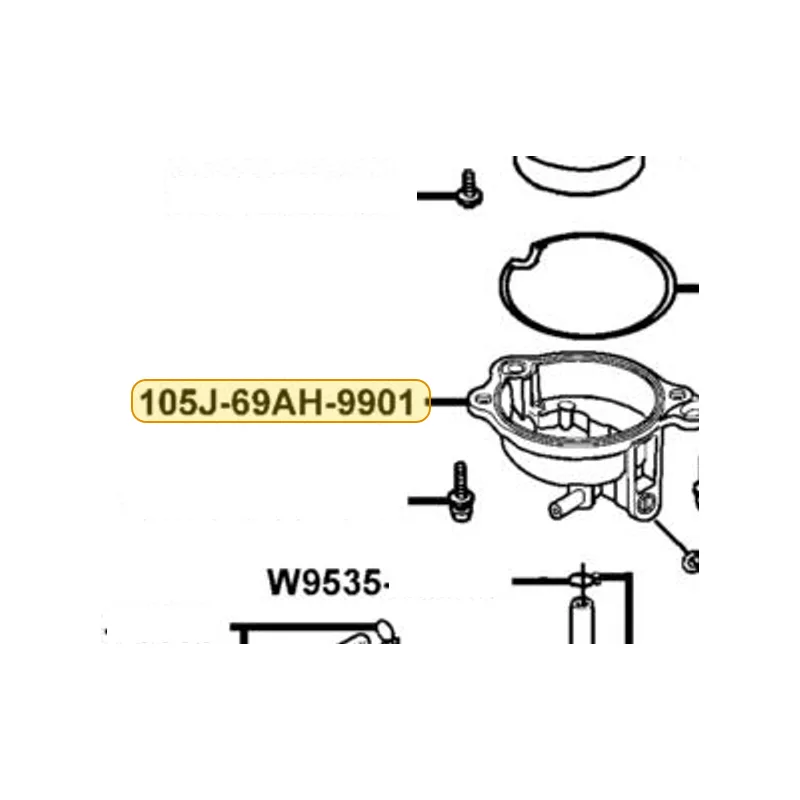 105J-69AH-9901 FLOAT CHAMER BODY COMP — diagram cutout