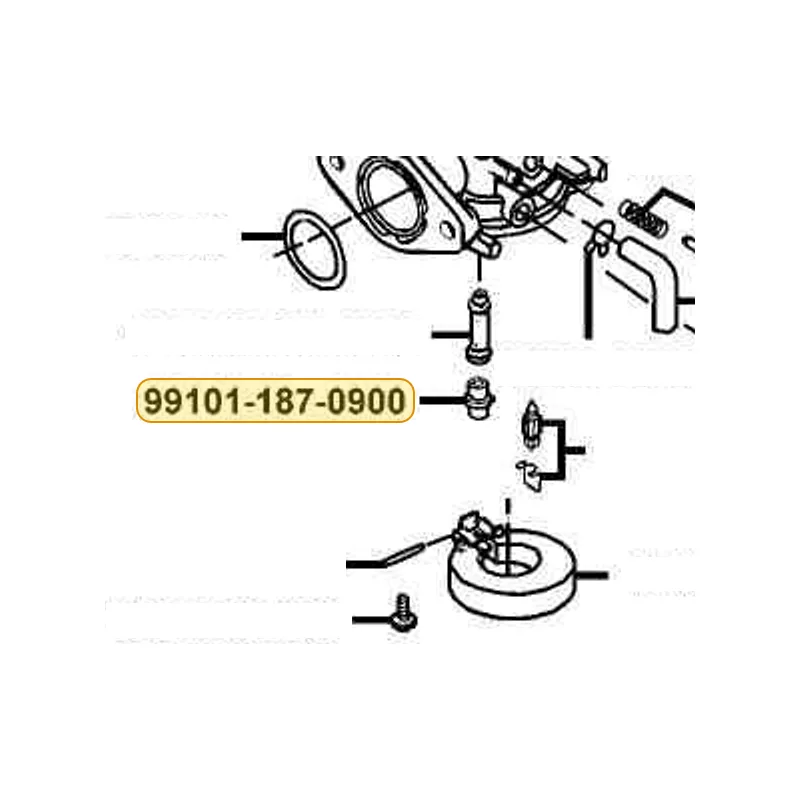 99101-187-0900 MAIN JET #90 — diagram cutout