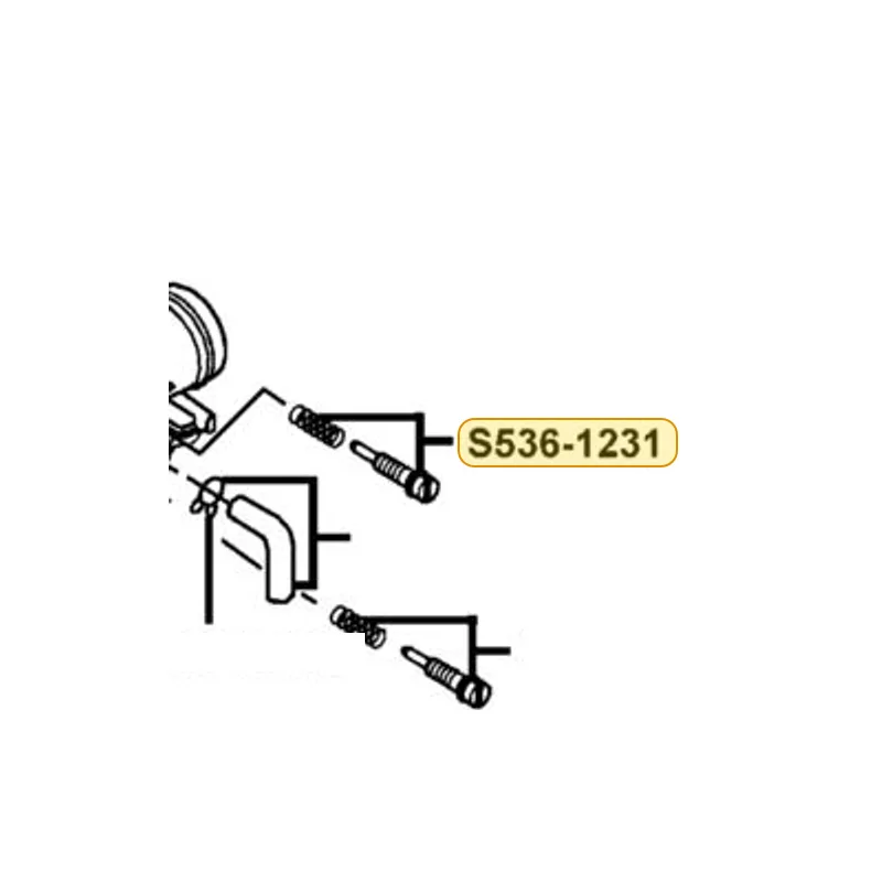 S536-1231 SCREW SET — diagram cutout