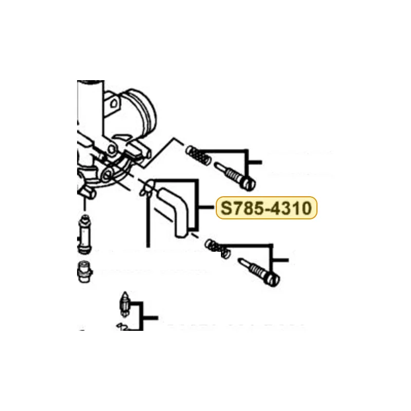 S785-4310 PIPE RUBBER — diagram cutout