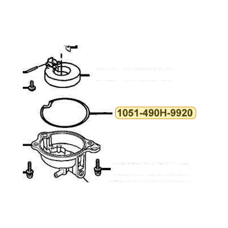 W1354-490-9920 FLOAT CHAMBER GASKET — diagram cutout