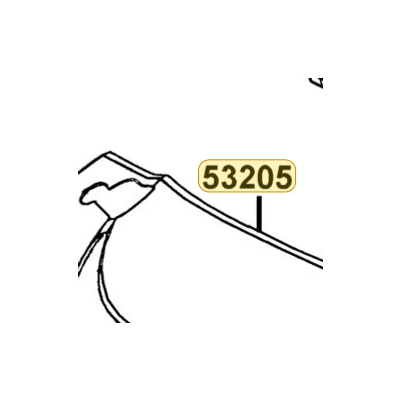 53205-KXCX-E00-BJP COVER FR HANDLE — diagram cutout