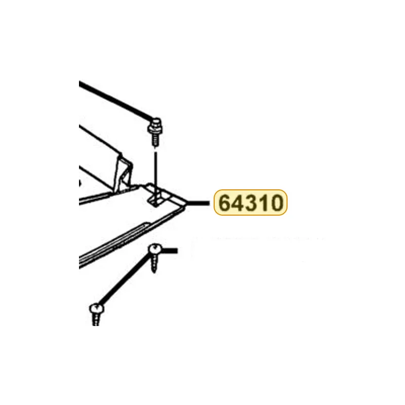 64310-KACA-900-H8R FLOOR PANEL — diagram cutout