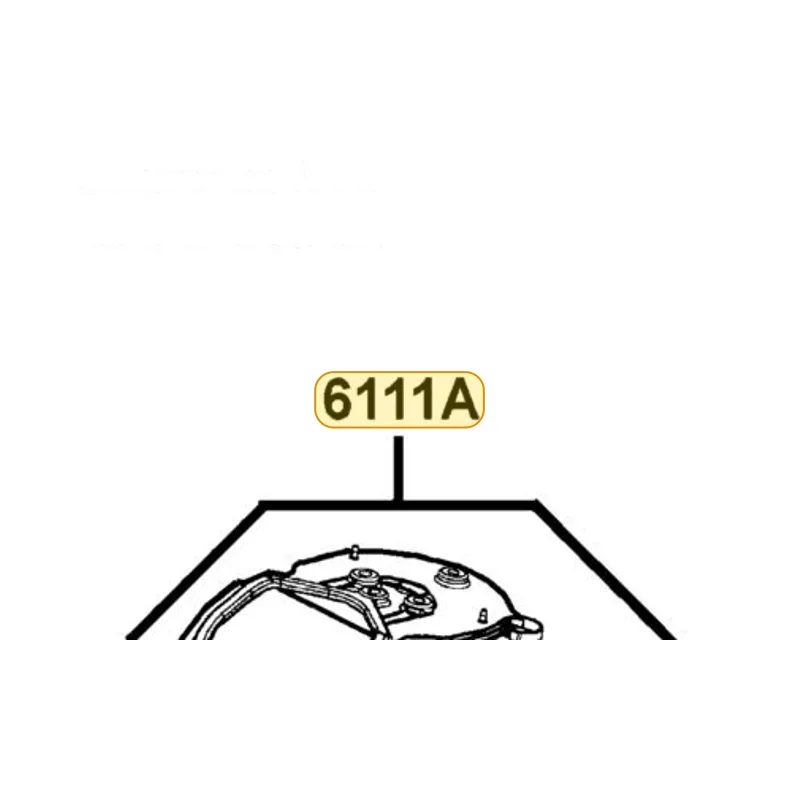 6111A-LLG7-900 FENDER ASSY FR INNER — diagram cutout