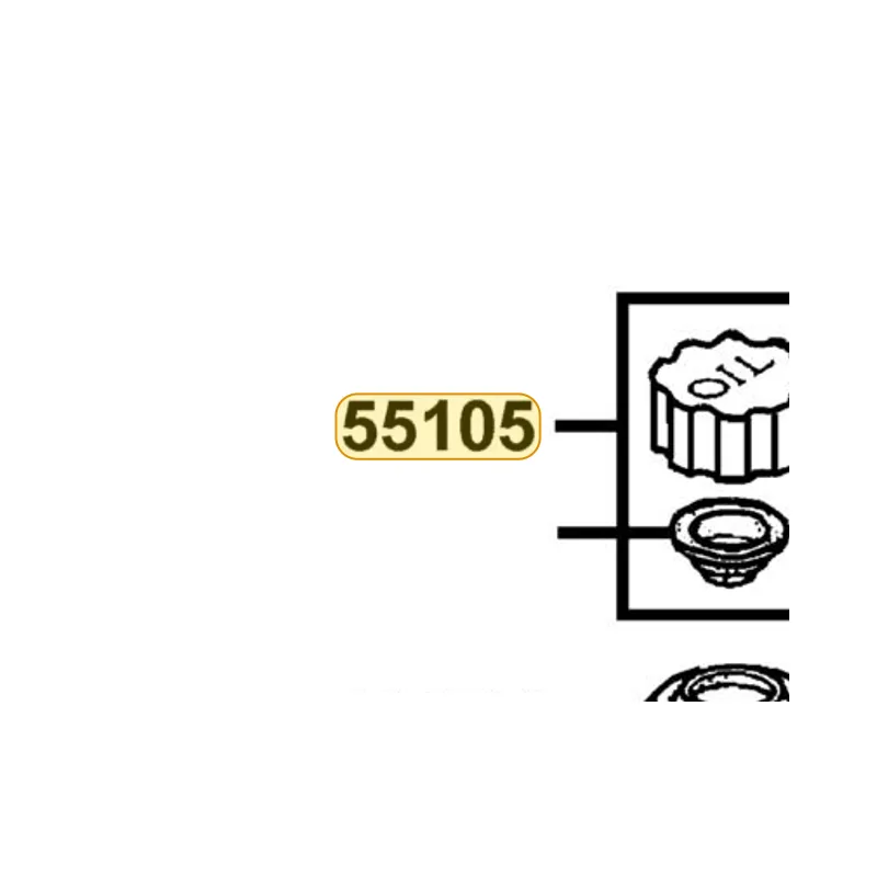 55105-GHK8-001 CAP ASSY OIL — diagram cutout