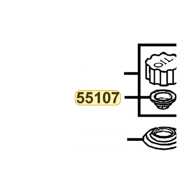 55107-GHK8-001 PACKING OIL CAP — diagram cutout