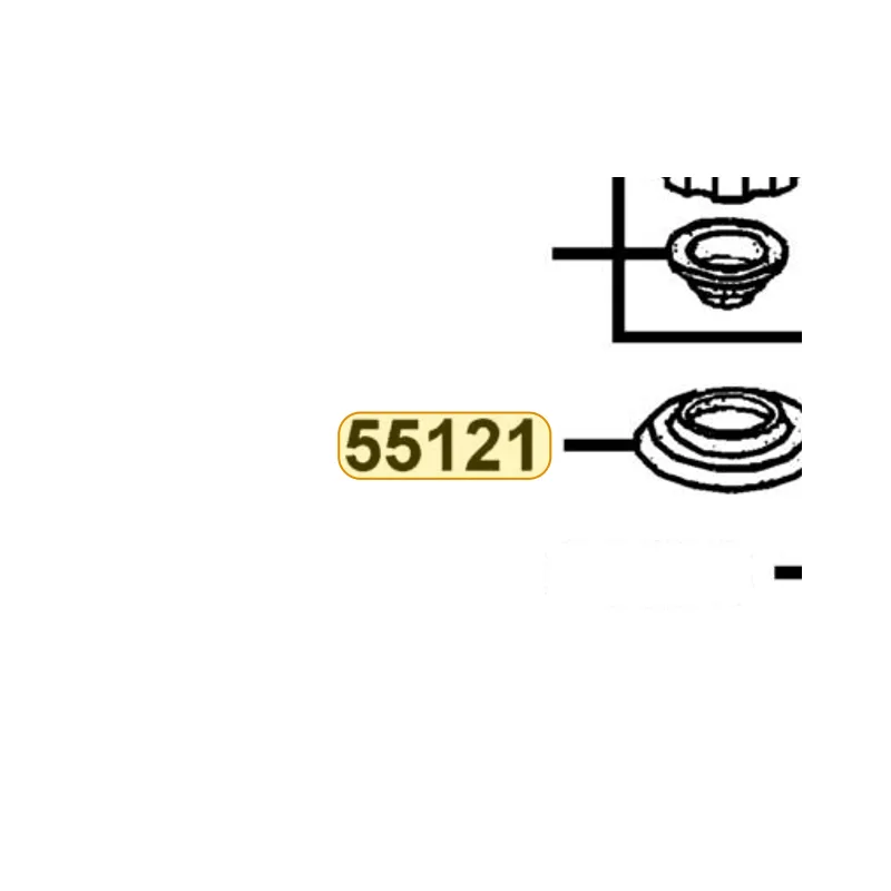 55121-GGS7-901 RUBBER OIL GUIDE — diagram cutout