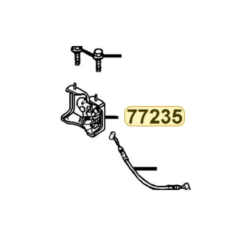 77235-GGS7-901 SEAT CATCH COMP — diagram cutout