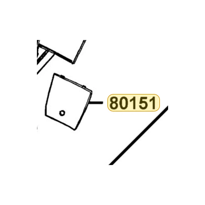 80151-KCAC-900-BMP COVER BATTERY — diagram cutout