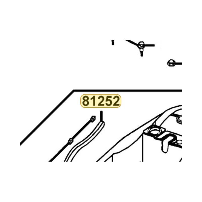 81252-GGS7-001 SEAL LUGGAGE BOX — diagram cutout