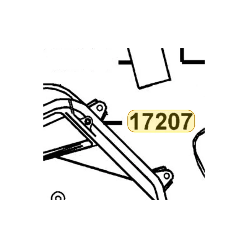 17207-GAR1-930 COVER AIR/C CASE — diagram cutout
