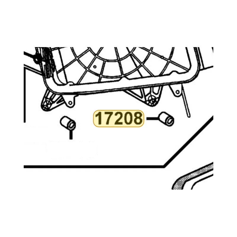 17208-KXCX-900 COLLAR AIR/C SET — diagram cutout
