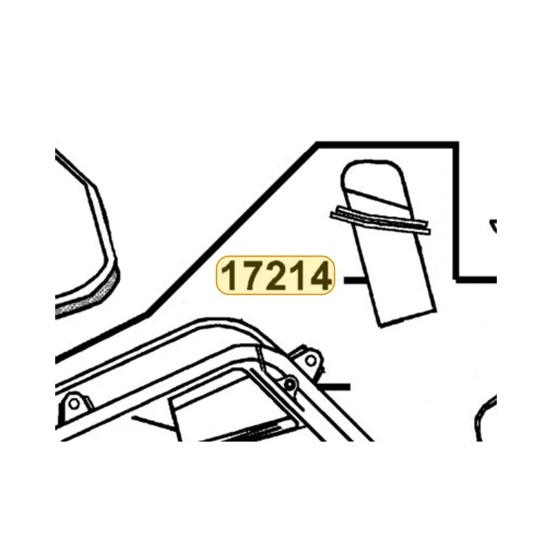 17214-GAR1-711 DUCT AIR/C — diagram cutout