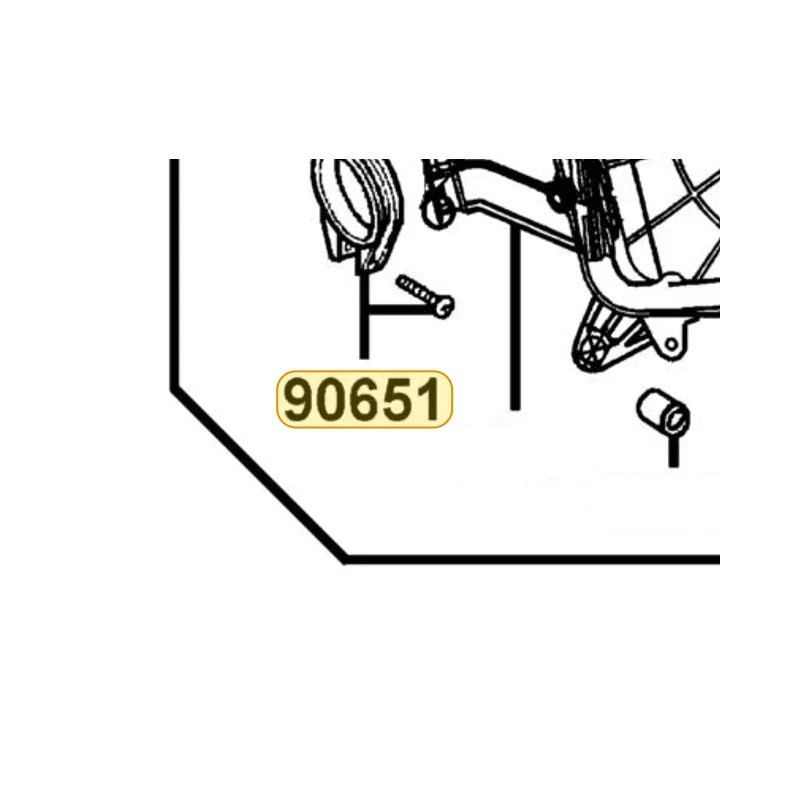 90651-GBHB-601 BAND 34 AIR/C CONN TUBE — diagram cutout