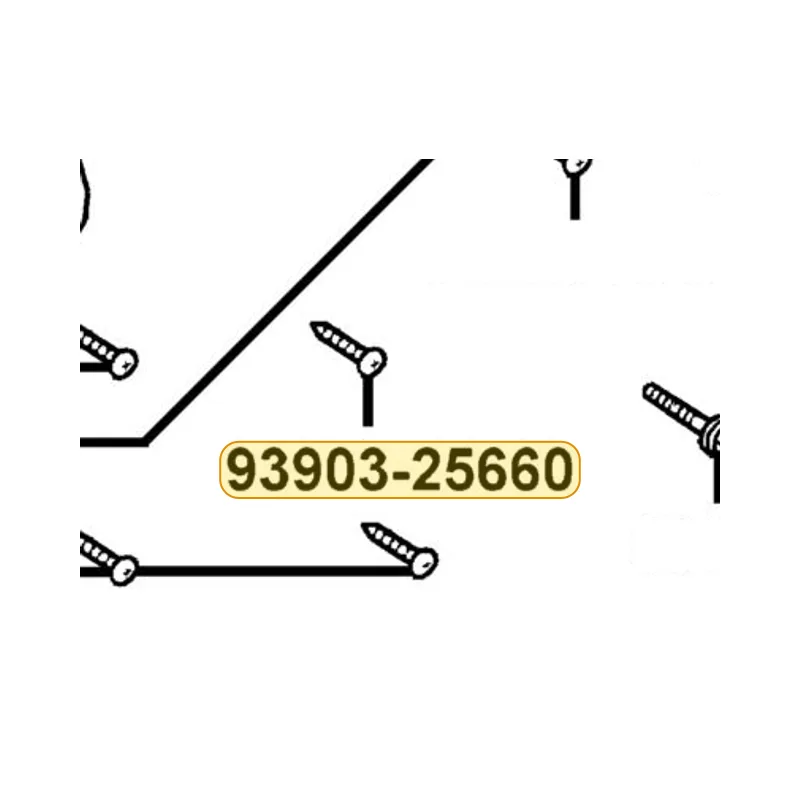 93903-25660 SCREW TAPPING 5*30 — diagram cutout