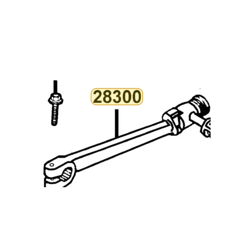 28300-GGS7-901 ARM ASSY KICK STARTER — diagram cutout