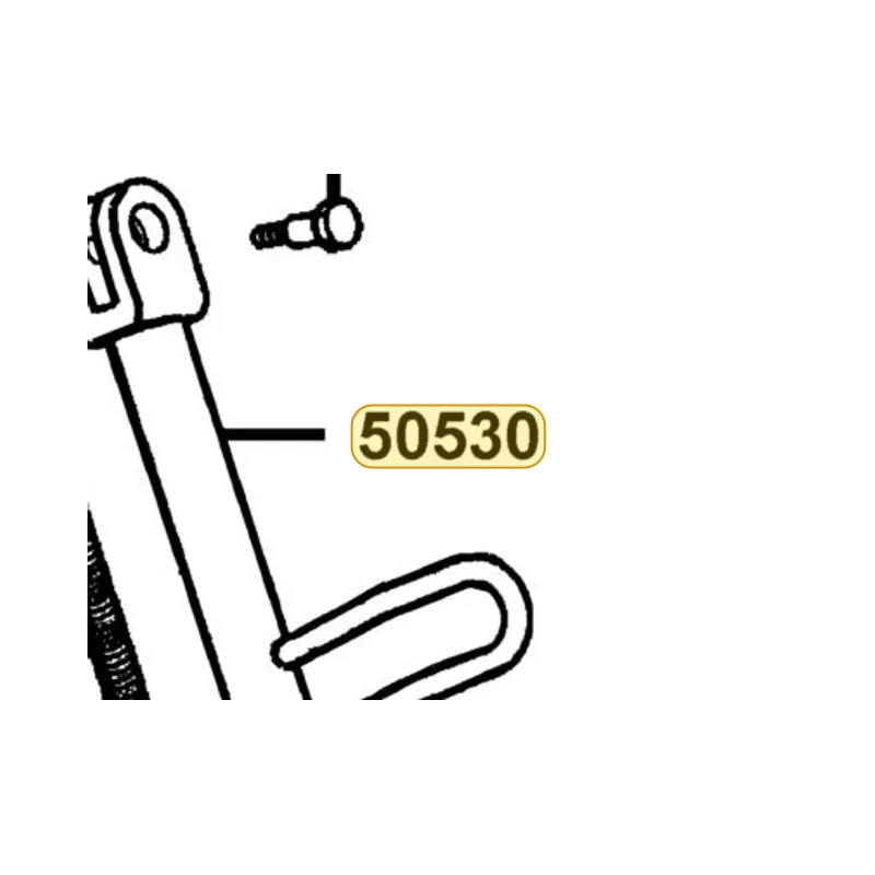 50530-KXCX-900 BAR COMP SIDE STAND — diagram cutout