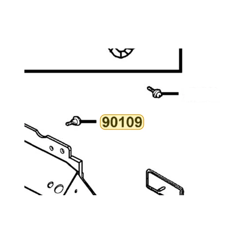 90109-KCAC-900 SCREW PAN 5*9 — diagram cutout
