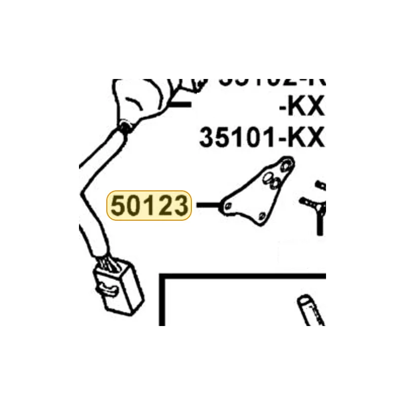 50123-GBN2-000 PLATE HANDLE LOCK — diagram cutout
