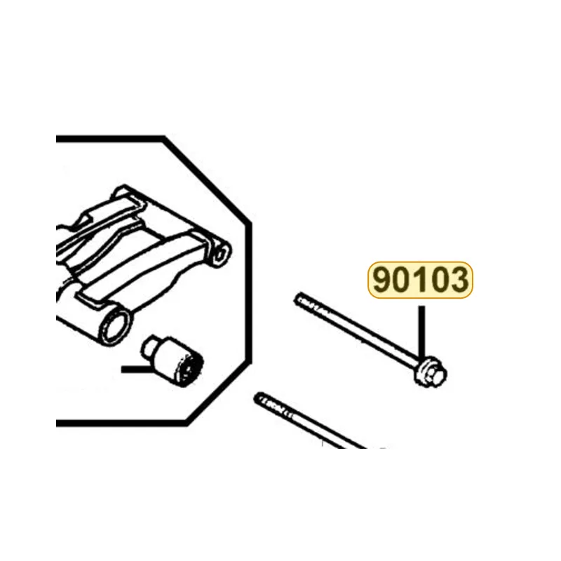 90103-1G47-001 BOLT FLANGE 10*148 — diagram cutout
